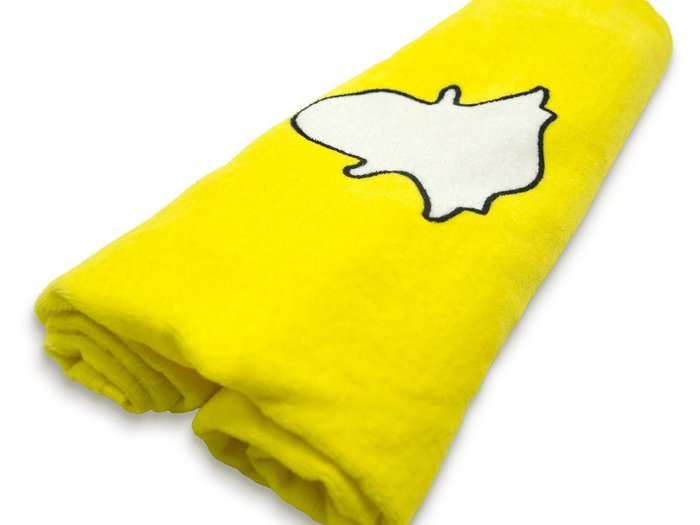 Official Snapchat Beach Towel: $24.99 (CURRENTLY OUT OF STOCK)