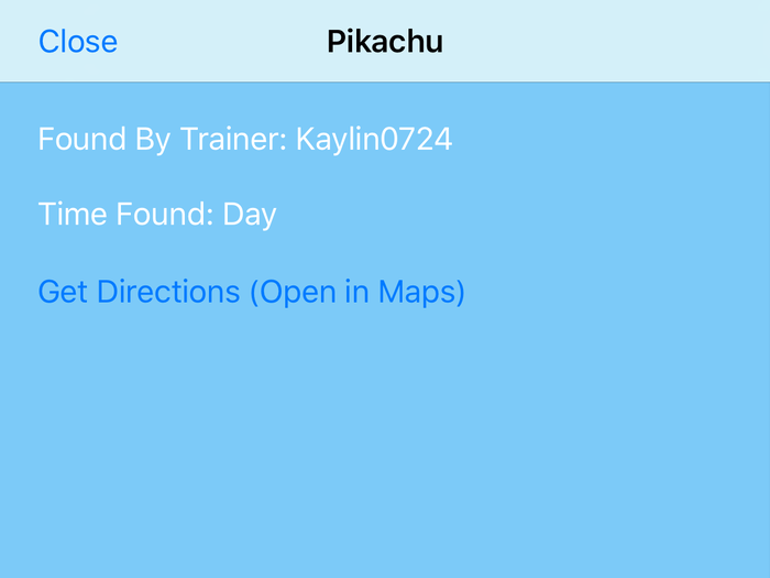 Want to get to the nearest location where the Pokémon you