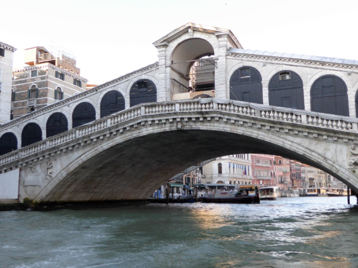 Small but unforgettable, the Rialto Bridge will help you cross one of Venice