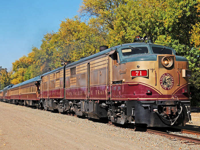 Hop aboard the Wine Train for a chance to explore Napa Valley by rail. The on-board, full-service gourmet restaurant brings new meaning to food-on-the-go.