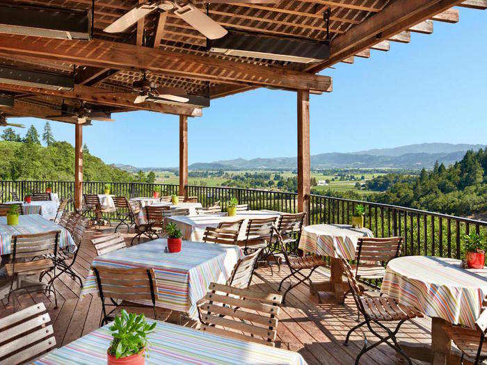 Treat yourself to lunch at Auberge du Soleil. The hotel and spa resort boasts a Michelin-star restaurant, and the view isn’t bad either.