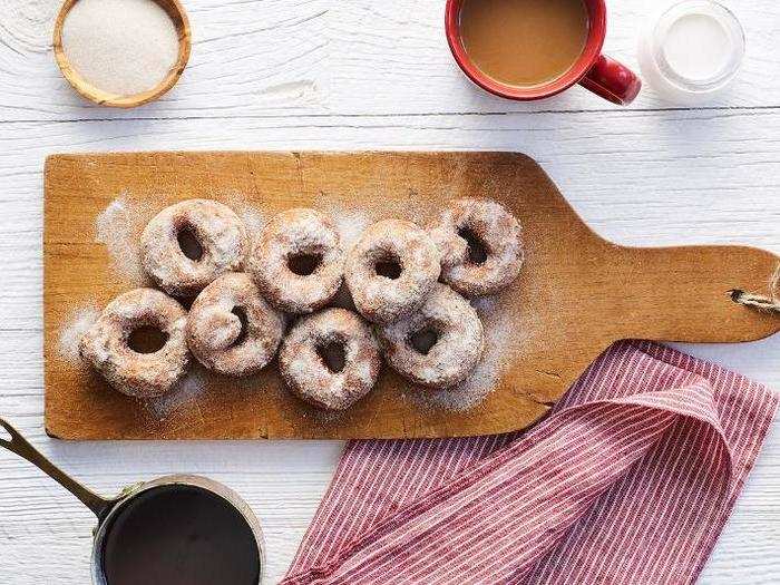 Sample the mini doughnuts at Boon Fly Cafe.