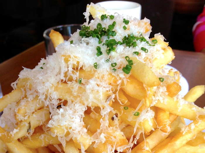 Visit El Dorado Kitchen in Sonoma. If you order just one thing off the menu make sure it’s the parmesan and chive truffle fries.