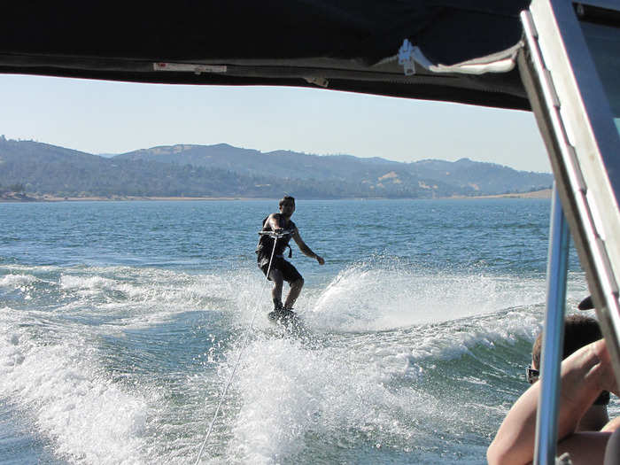 Speed around Lake Berryessa by renting a boat for the day.