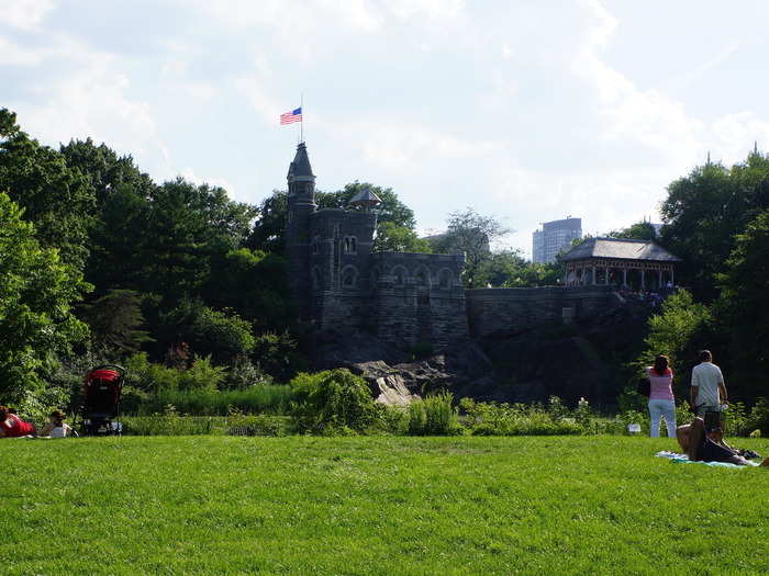 Lots of water Pokémon, including Magikarp, spawned near Turtle Pond and the Belvedere Castle below the Great Lawn.