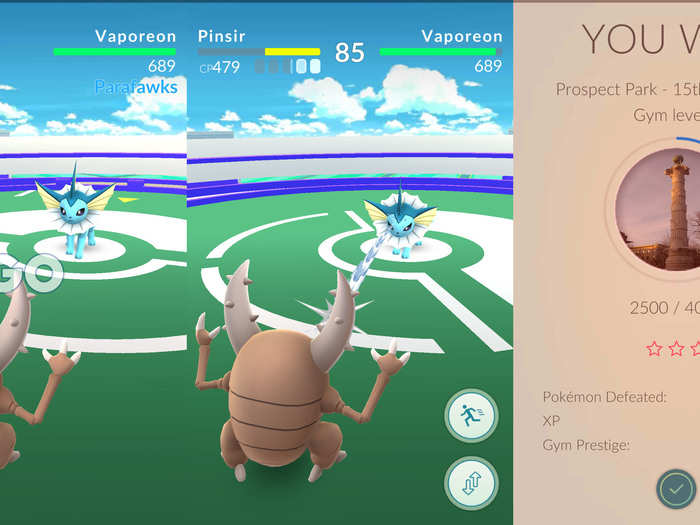 Use this trick to win Gym battles nearly every time!