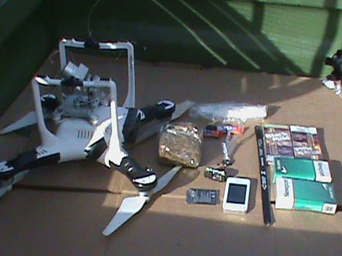 Drones fly drugs across the border.