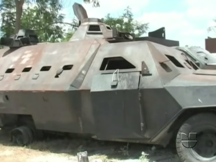 And some cartels like Zeta are even building their own tanks.