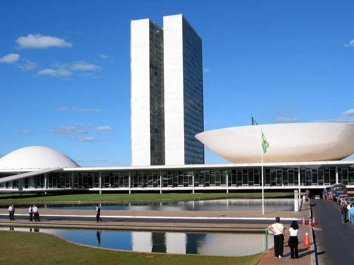 The National Congress of Brazil in Brasília.