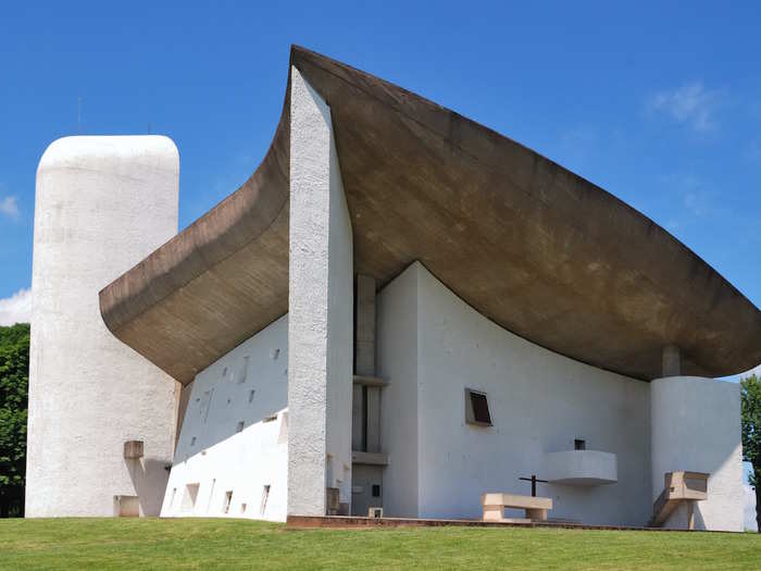 Notre Dame du Haut in Ronchamp, France.