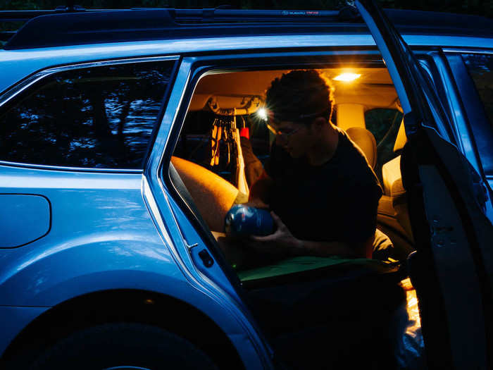 This 22-year-old intern just spent 40 days living in his car - here