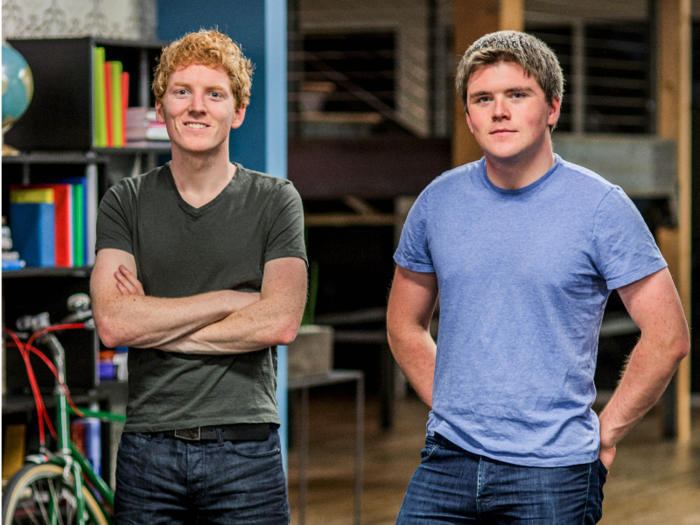 Patrick Collison, 27, and John Collison, 25