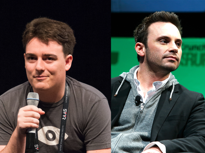 Palmer Luckey, 23, and Brendan Iribe, 36