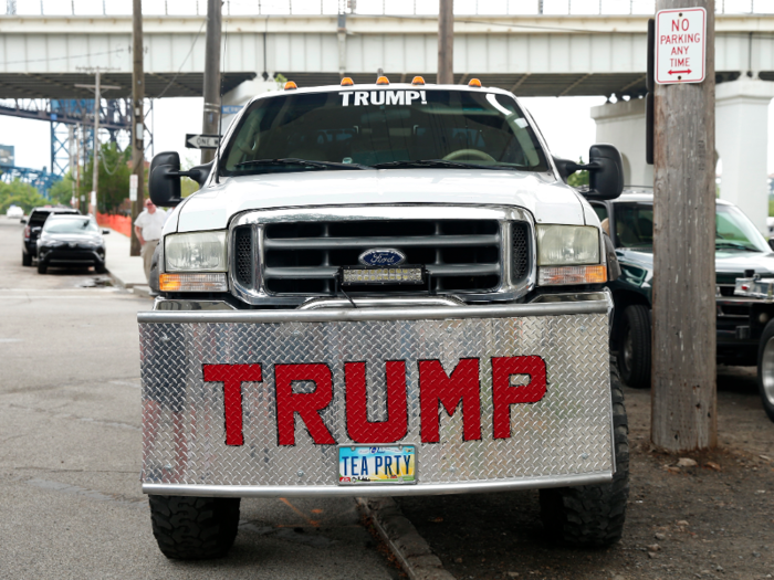 Convention-goers showed their Trump pride in other ways, too.