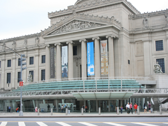 BROOKLYN MUSEUM: The third-largest museum in New York is home to 1.5 million works of art. The front entryway of the building is a cool blend of old and new styles of design.