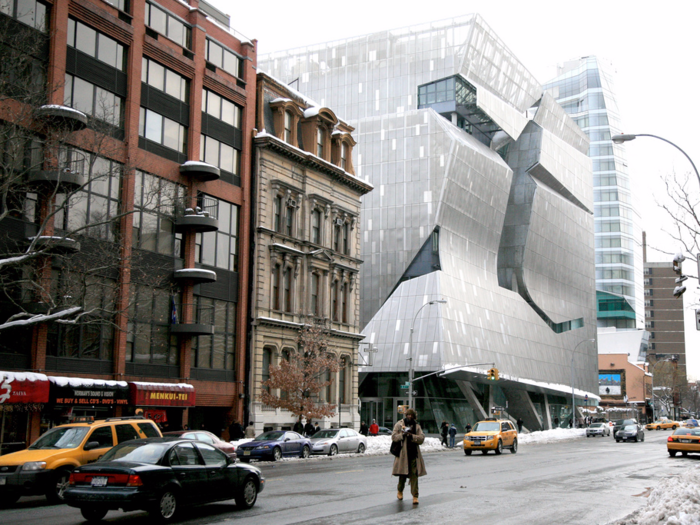 41 COOPER SQUARE: This academic building is part of Cooper Union, and was a controversial addition to the East Village when it was originally built. It was designed to represent the school