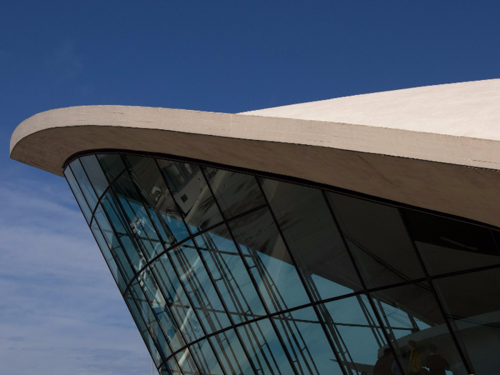 TWA FLIGHT CENTER: Now known as Terminal 5, this sweeping, wing-shaped transportation hub was designed by famed architect Eero Saarinen. It was called the "Grand Central of the jet age," by admirers.