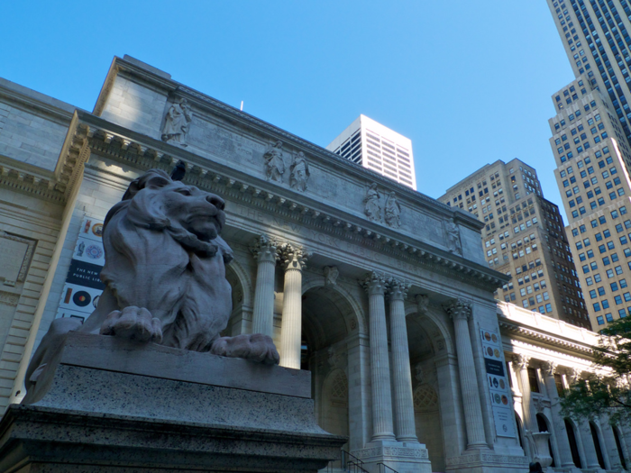 NEW YORK PUBLIC LIBRARY: The main branch of the NYPL is home to the famous Rose Main Reading Room. It also appeared in "Ghostbusters."