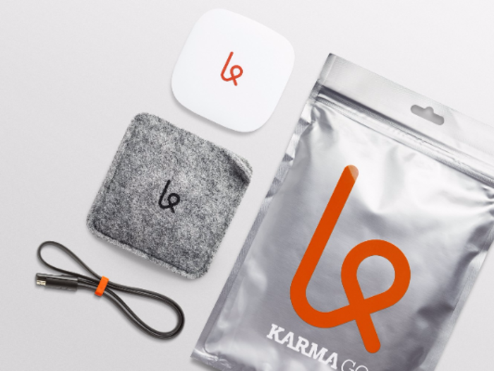 Karma makes a pocketable Wi-Fi hotspot.