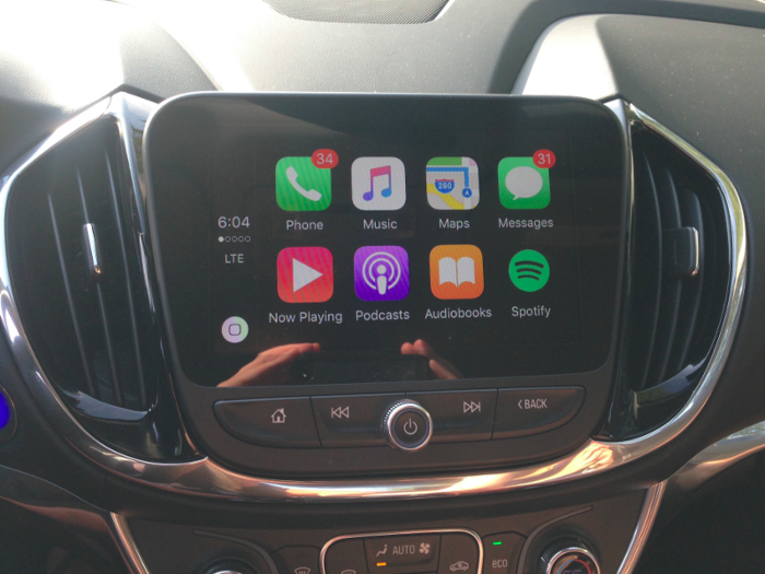 The Volt is compatible with Apple Car Play, so you have easy access to all of your data.