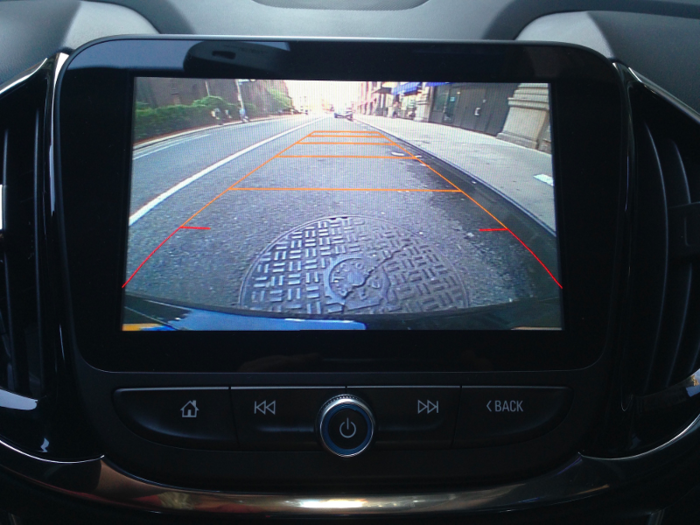 The back-up camera makes parallel parking a lot less stressful.