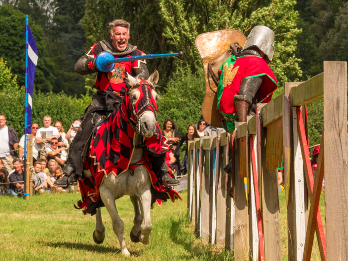 Inside the weird world of jousting - the medieval sport that