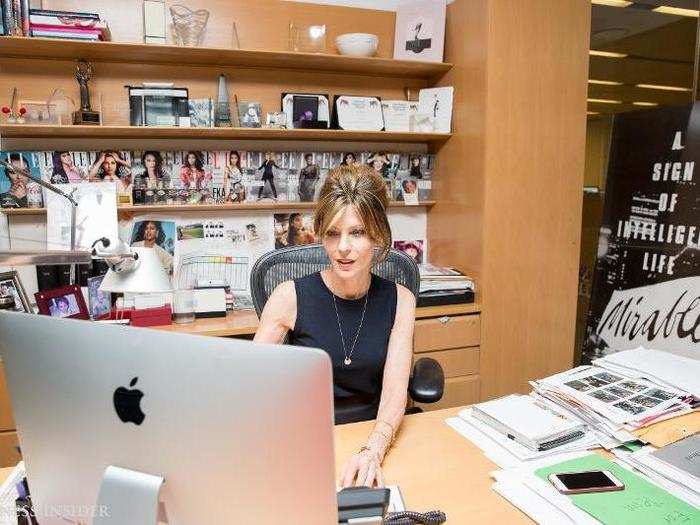 Myers has been the editor-in-chief at Elle since 2000. After graduating with a bachelor