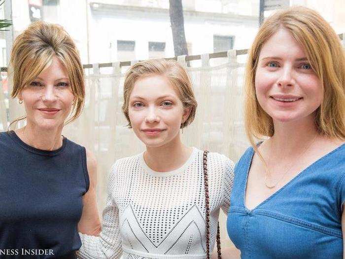 Here, Myers poses with actor and entrepreneur Tavi Gevinson and Emma Cline, author of the New York Times best-selling novel "The Girls." "We were doing all of these things on women in tech, on women in TV both behind and in front of the camera, women in art — there