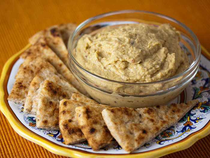 Hummus: It tastes sour.