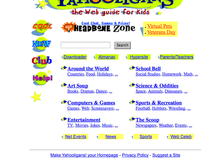 Anyone who was growing up in the 90s may remember "Yahooligans," the company