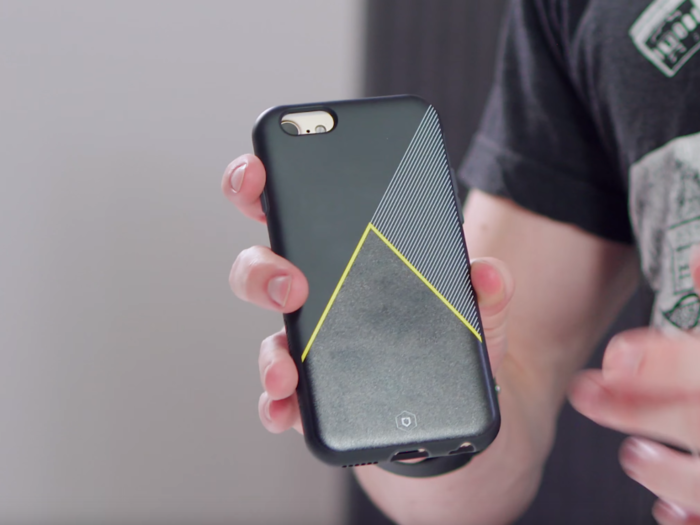 Evans also shows how an iPhone 6s case wouldn