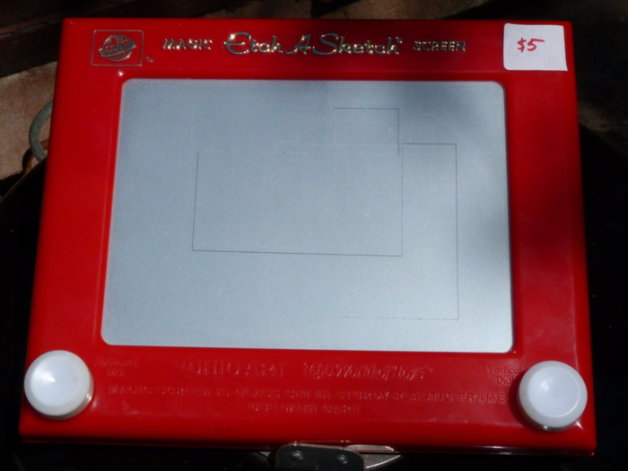 ETCH A SKETCH: All it takes is a shake to make a detailed masterpiece disappear, but that