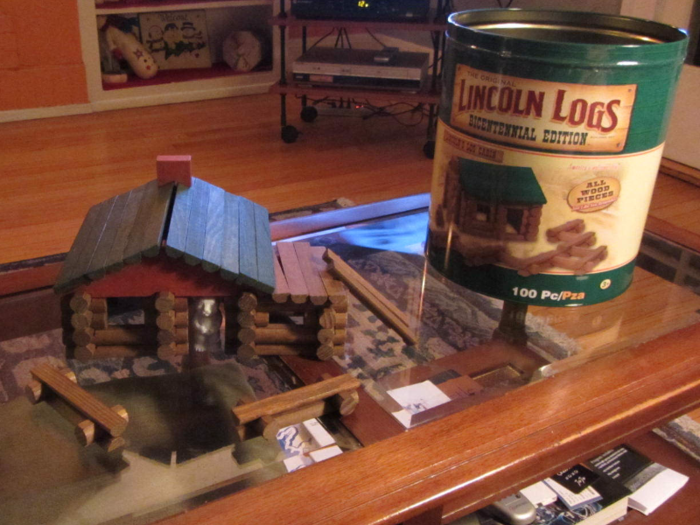 LINCOLN LOGS: Lincoln Logs were named after President Abraham Lincoln