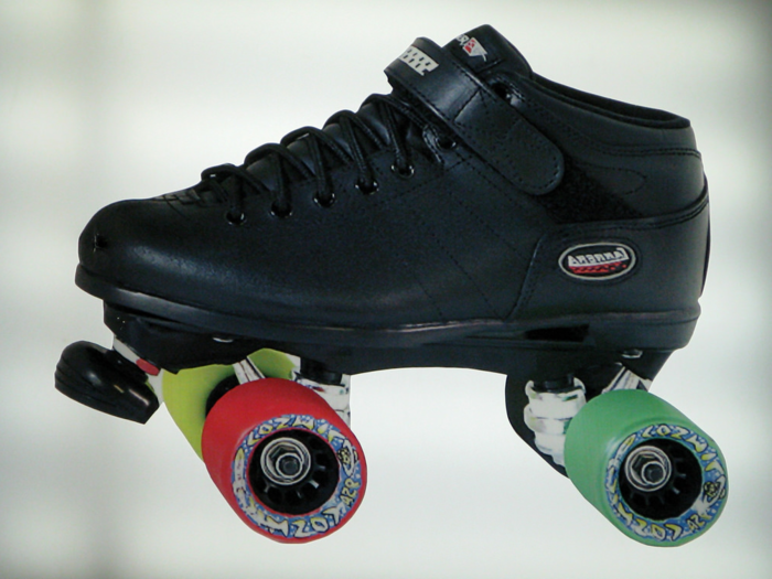 ROLLER SKATES: The first roller skates were just wheels that clamped on the bottom of a normal pair of shoes, but without them we wouldn