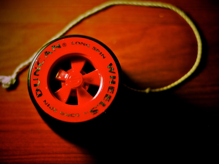 DUNCAN YO-YO: Pedro Flores, a Filipino immigrant working as a bellhop at a California hotel, delighted guests with his skills on this traditional toy (the name meant “come come” in his native language), but Yo-Yos went mainstream when Donald F. Duncan noticed him and bought him out in the late 1920s.