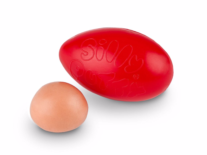 SILLY PUTTY: Silly Putty was invented in a failed attempt to create a synthetic rubber substitute while America was at war with Japan during World War II. It failed to live up to its original purpose, but made for a pretty fun toy.