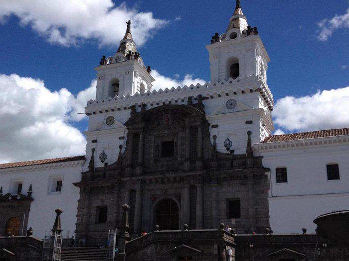 She also spent some time in Quinto, visiting historic attractions like the Church and Convent of St. Francis, an impressive Roman Catholic landmark from the 16th century.