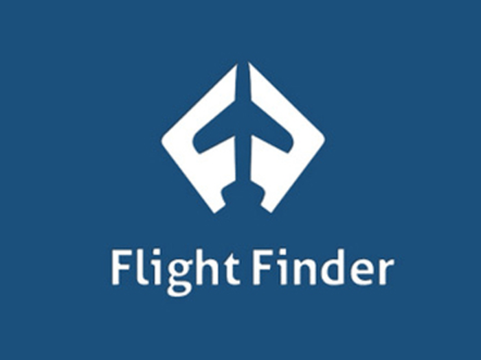 Another simple but brilliant use of white space: The old Flight Finder logo is two F