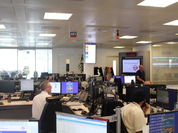 Over five million people use the Tube every day. Although there are control rooms dotted throughout the underground, this central control centre acts as the beating heart.