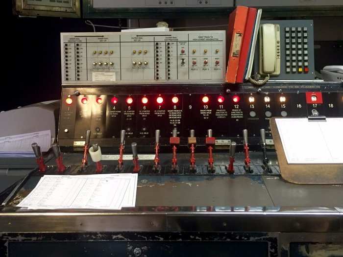 The cabin dates from 1926, and the movements are still made by hand-controlled levers. Though safe, it’s very old-fashioned and is the reason why TfL is in the midst of a huge transformation of signalling technology on the Circle, District, Hammersmith & City and Metropolitan lines.