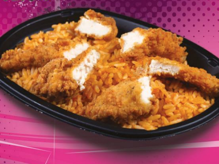 7. Fried chicken and rice — Saudi Arabia