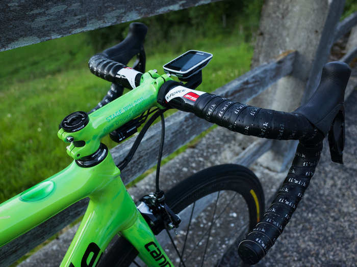 The extended out-front mount for the Garmin helps keep the cockpit tidy.