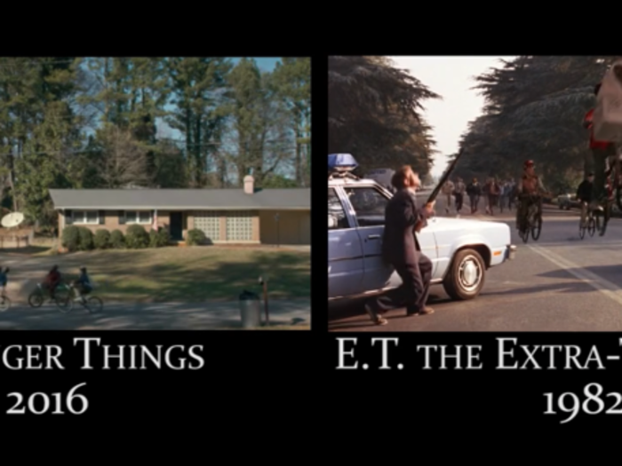 Again, "E.T." gets a lot of shout-outs.