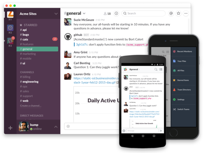 Slack revolutionizes team communication by doing away with email.