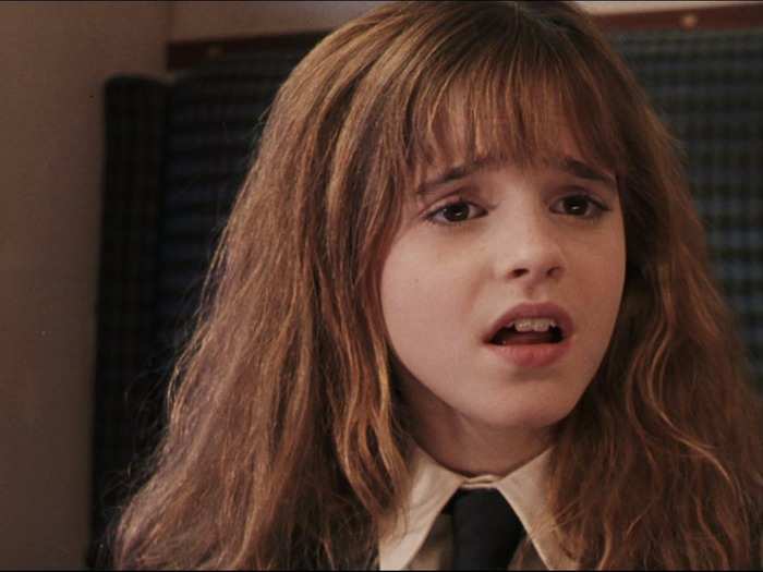 In the early "Harry Potter" movies, filmmakers gave Emma Watson Hermione Granger