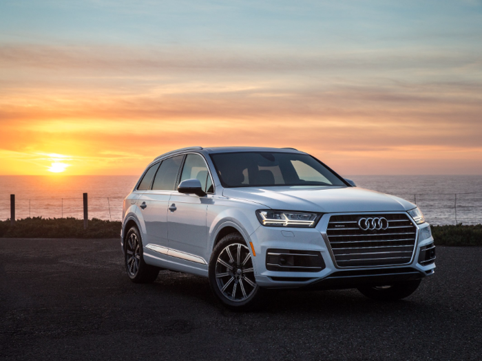 9. The Audi Q7 is loaded with driver-assistant technology to make it a much more enjoyable ride, but the interior is just as luxurious as its high-tech features.