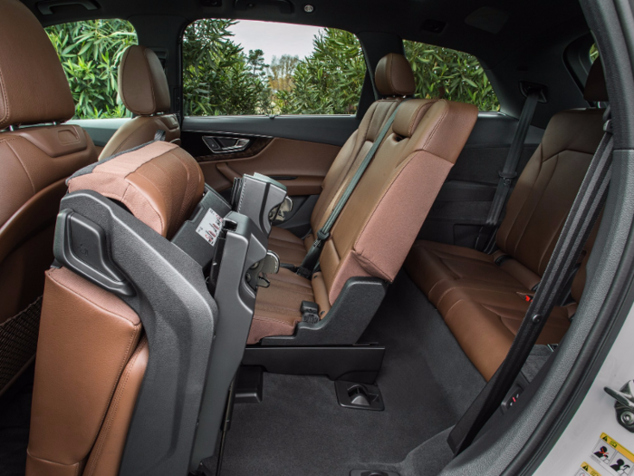 The three rows of seats can also be easily rearranged to fit cargo.