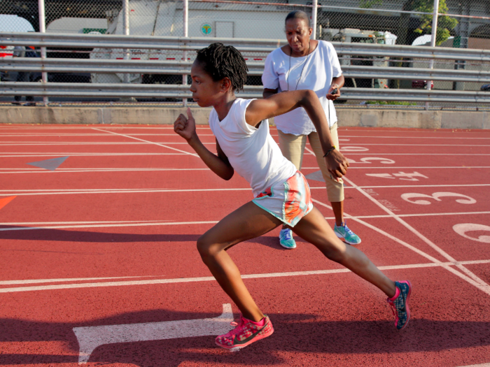 Rainn was the top qualifier for the 3,000-meter run.