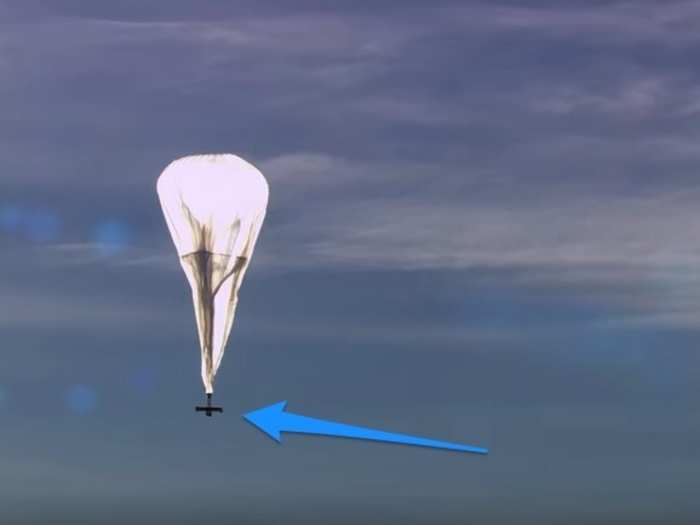 All of the electronics the balloons carry are put in a tiny basket. For example, there are solar panels to collect energy throughout the day, and a rechargeable battery on-board stores energy to use at night.