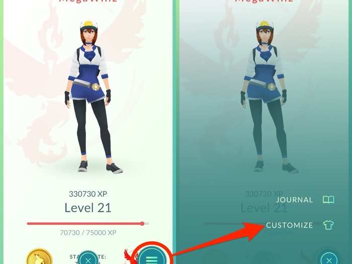 You can now customize your Trainer avatar beyond the customization you